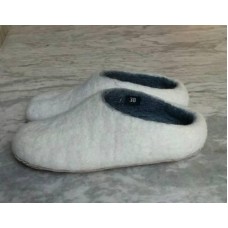 White-grey Boutique Slipper 